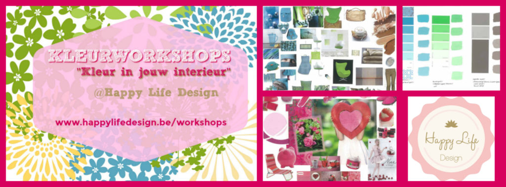 Kleurworkshops - 'Kleur in jouw Interieur'