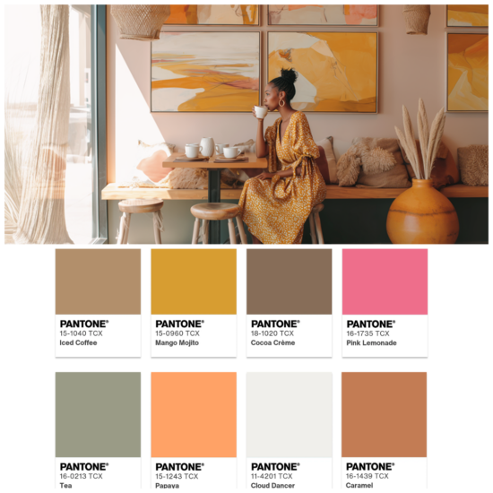 Interieur in take a break kleurpalet van Patone